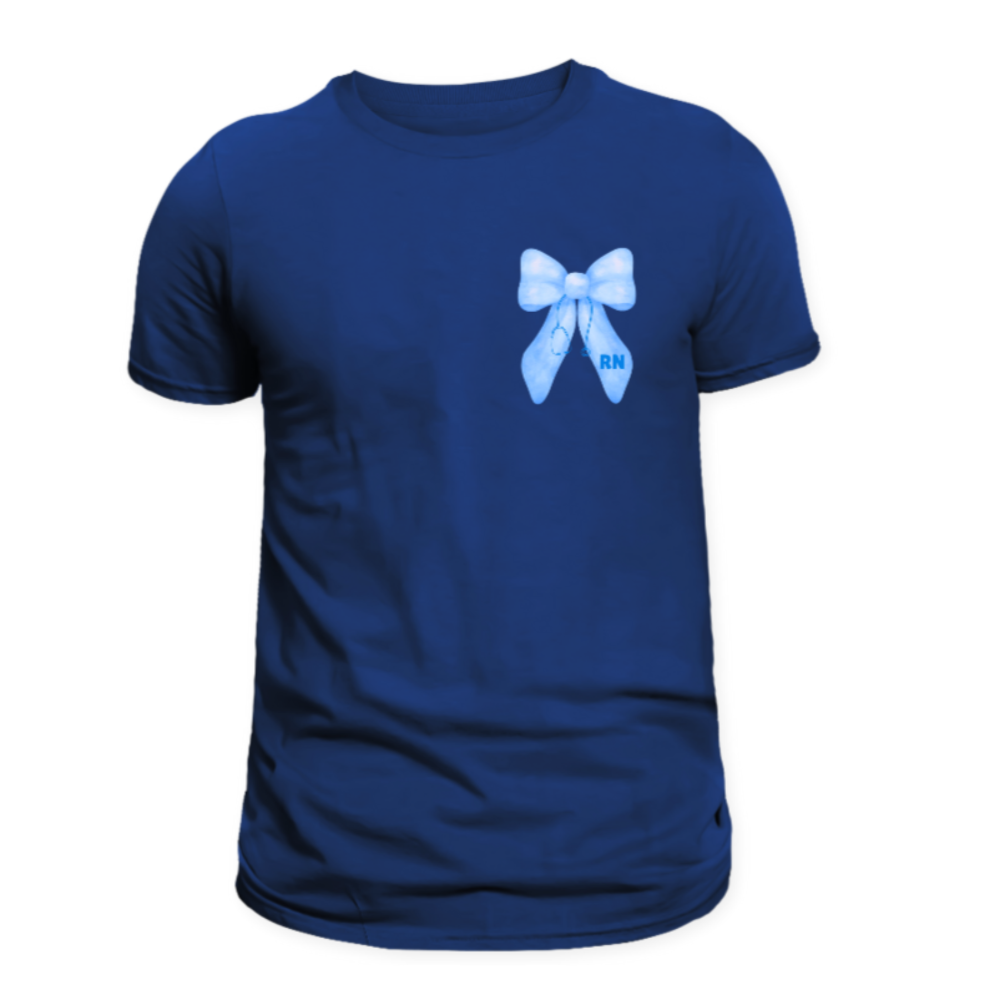 RN Nurse Bow Tee